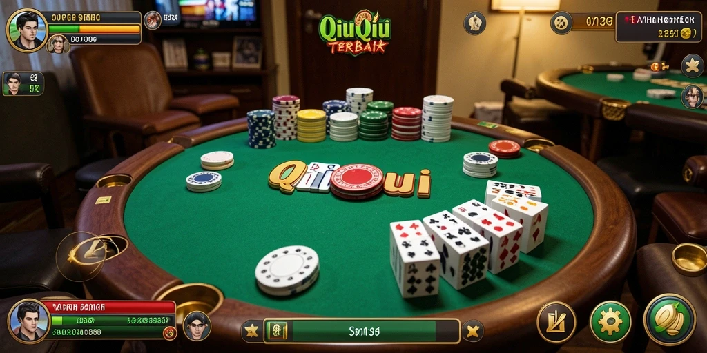 Tampilan gameplay QiuQiu yang menarik dan seru.