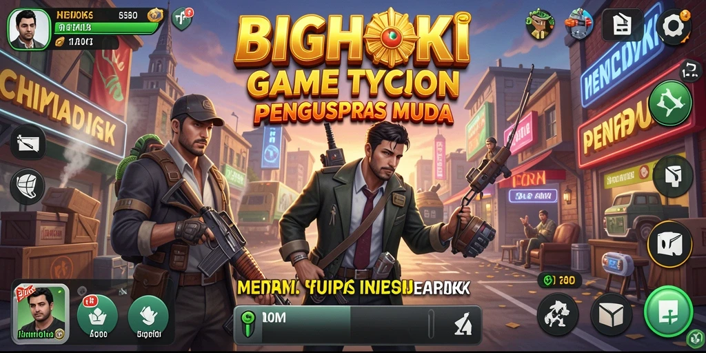 Tampilan gameplay BIGHOKI yang mendebarkan dan penuh strategi.