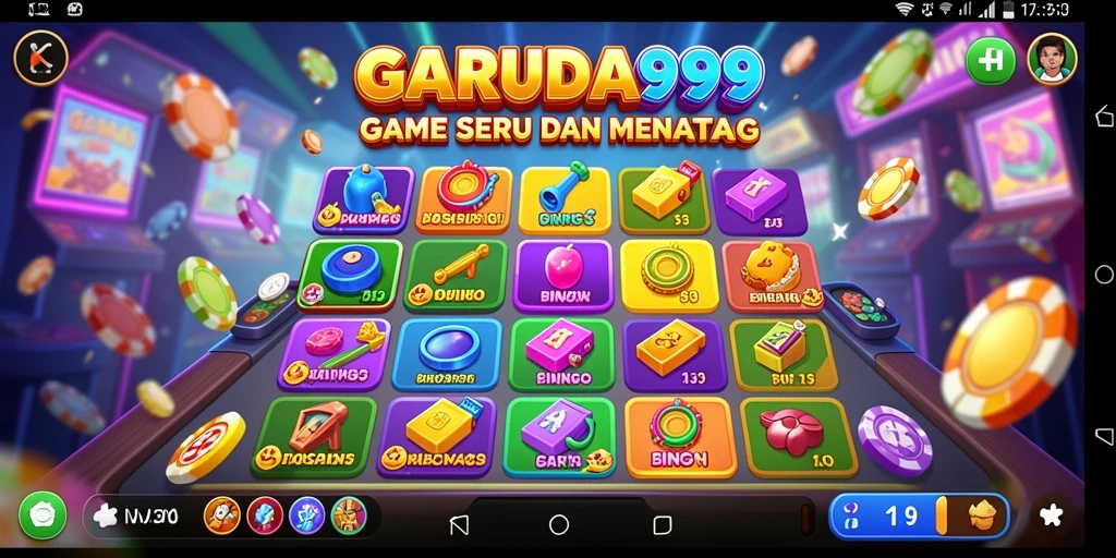 Tampilan gameplay seru di GARUDA999 yang memikat pemain Bingo.