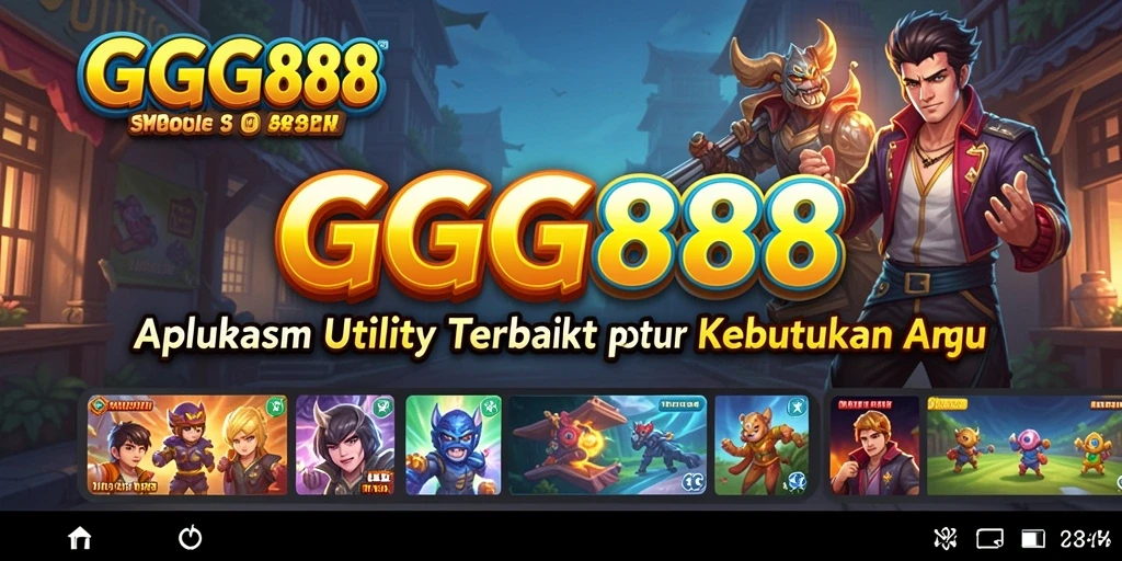 Tangkapan layar GGG888 menampilkan antarmuka aplikasi Utility yang intuitif dan mudah digunakan.