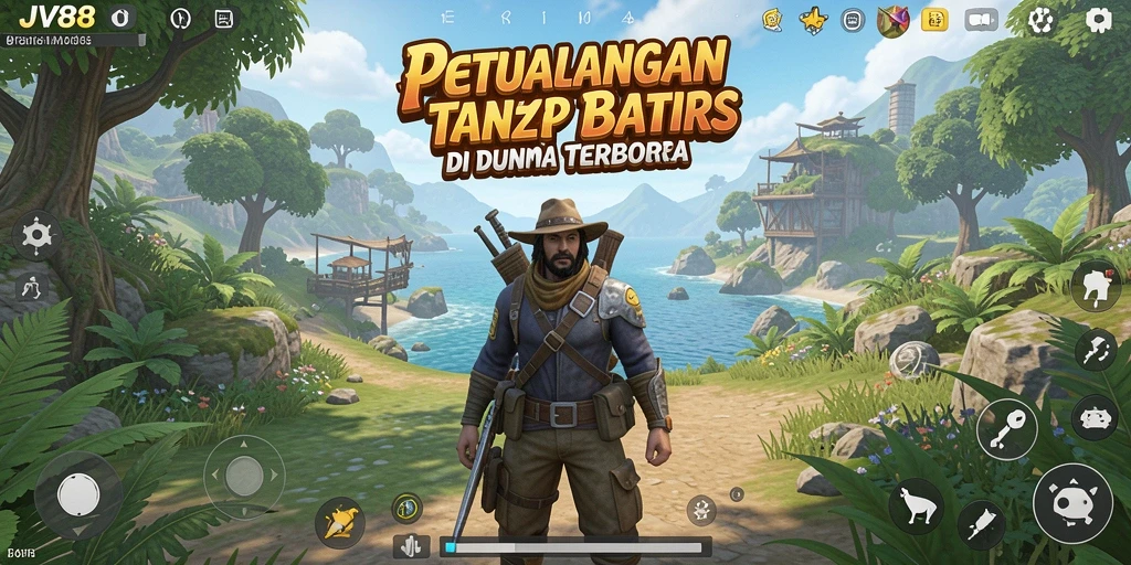 Tampilan menarik gameplay Open World JV88 yang menakjubkan.