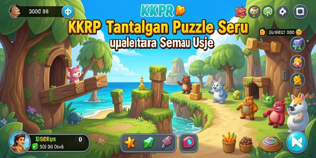 Gameplay menarik KKRP dengan berbagai puzzle menantang.