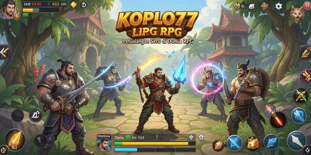 Tampilkan gameplay RPG KOPLO77 yang mengasyikkan.