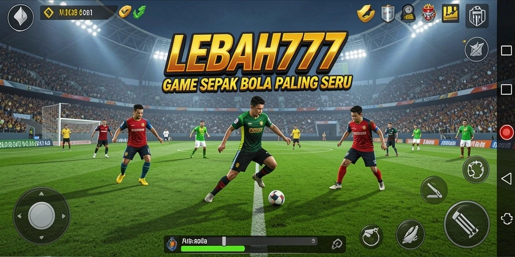Tampilan menegangkan dari LEBAH777 saat pertandingan sepak bola berlangsung.