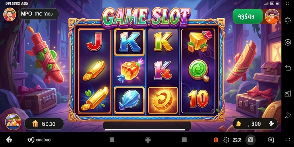 Tampilan menarik dari gameplay Slot MPO08 yang menghibur.