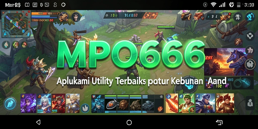Tampilan antarmuka MPO666 yang menarik dan intuitif untuk aktivitas Utility.