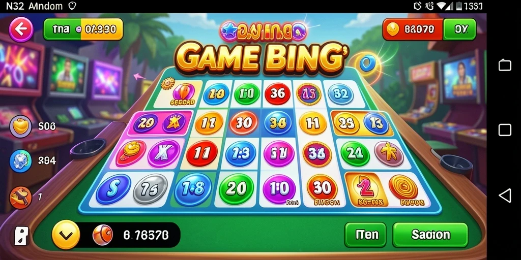 Tampilan seru gameplay N32 dengan suasana Bingo yang menggembirakan.