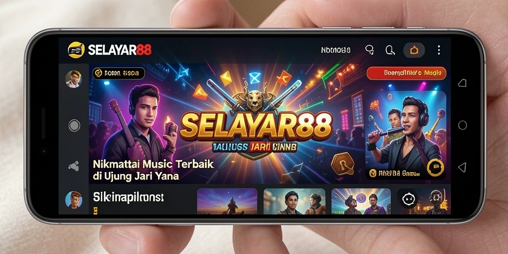 Tangkapan layar dari gameplay SELAYAR88 menampilkan tantangan musik interaktif.