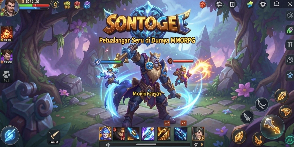 Tampilan seru gameplay SONTOGEL yang menarik dan dinamis.