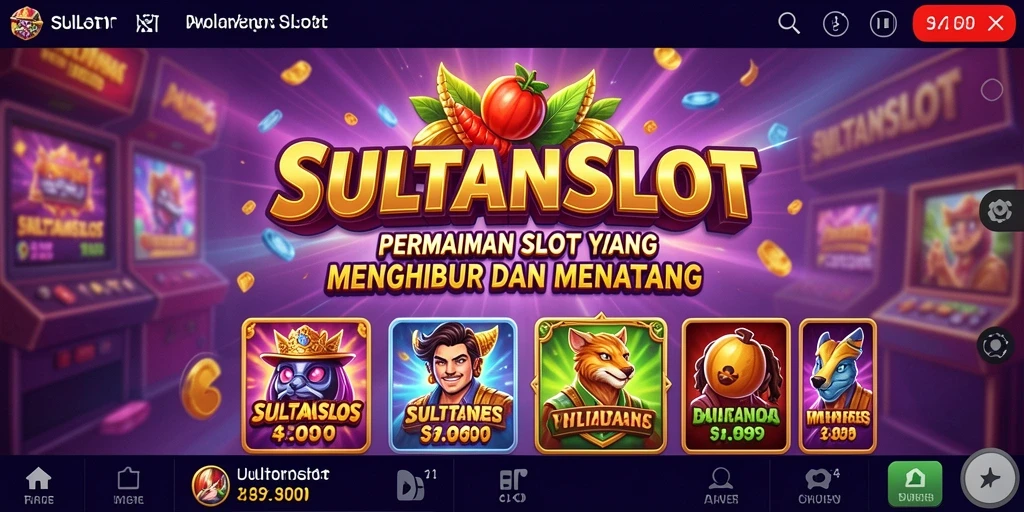 Screenshot gameplay SULTANSLOT menampilkan serunya bermain slot dengan grafis menawan.