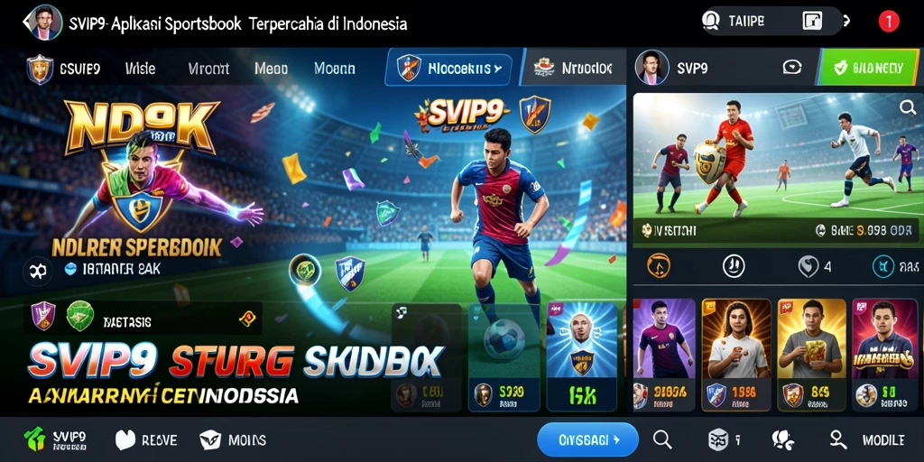 Screenshot gameplay SVIP9 yang menarik dengan opsi taruhan olahraga.